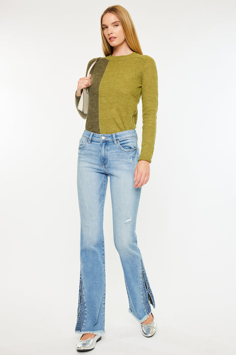 Lizzie Mid Rise Bootcut Jeans