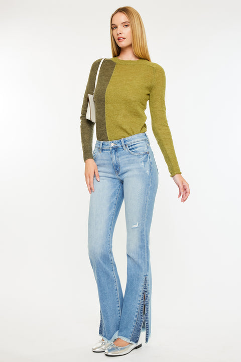 Lizzie Mid Rise Bootcut Jeans