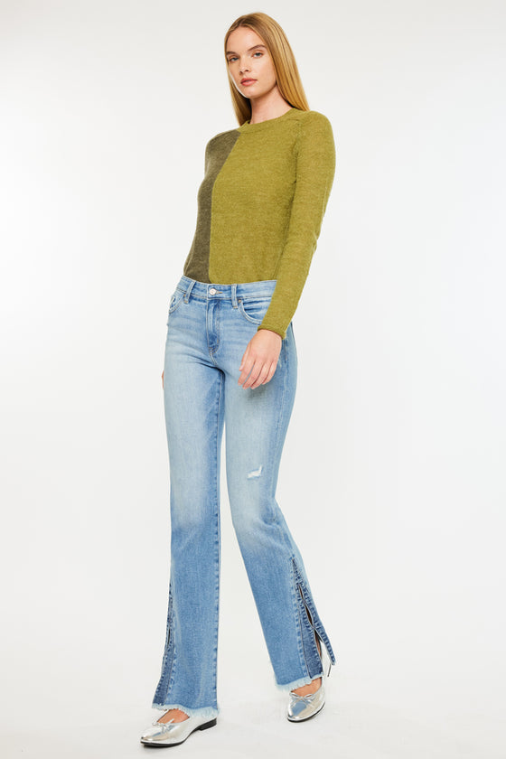 Lizzie Mid Rise Bootcut Jeans