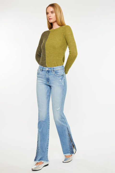 Lizzie Mid Rise Bootcut Jeans