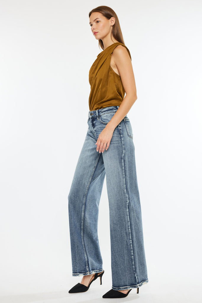 Venice Mid Rise Wide Leg Jeans