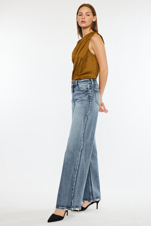 Venice Mid Rise Wide Leg Jeans