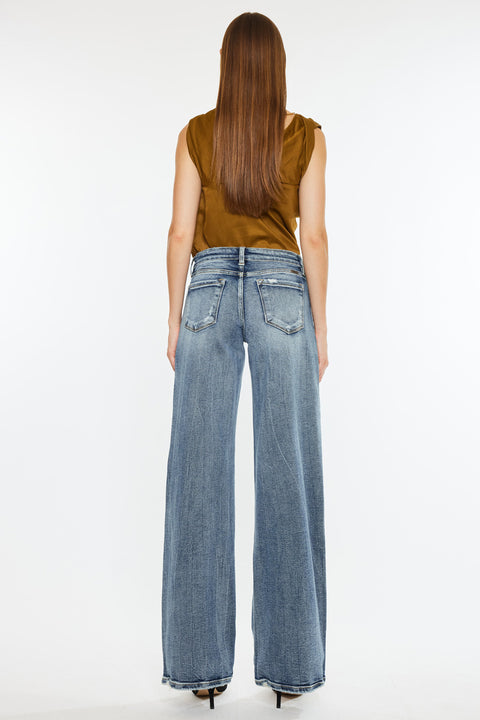 Venice Mid Rise Wide Leg Jeans