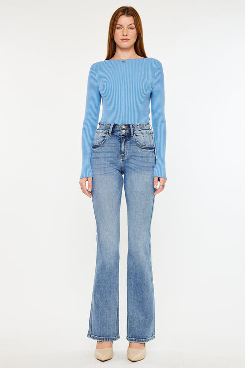 Trina High Rise Flare Jeans