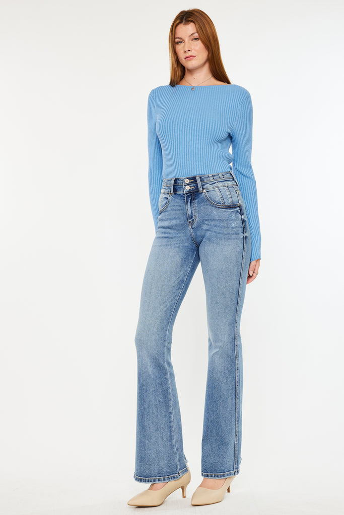 Trina High Rise Flare Jeans