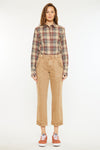 Ronnie High Rise Slim Straight Leg Cargo Jeans