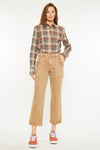 Ronnie High Rise Slim Straight Leg Cargo Jeans