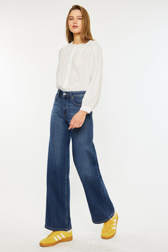 Samara High Rise Wide Leg Jeans