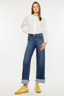  Samara High Rise Wide Leg Jeans