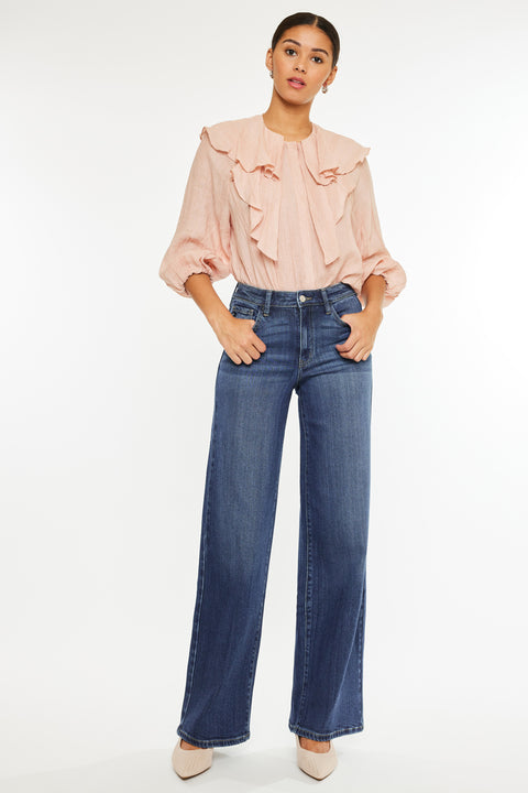 Samara High Rise Wide Leg Jeans