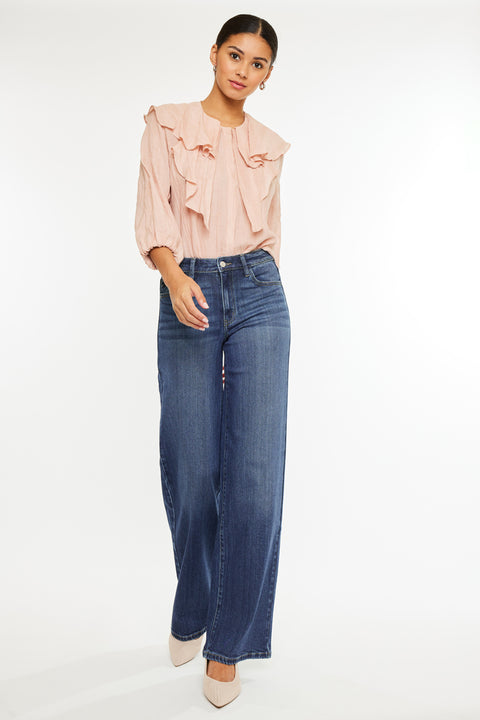 Samara High Rise Wide Leg Jeans