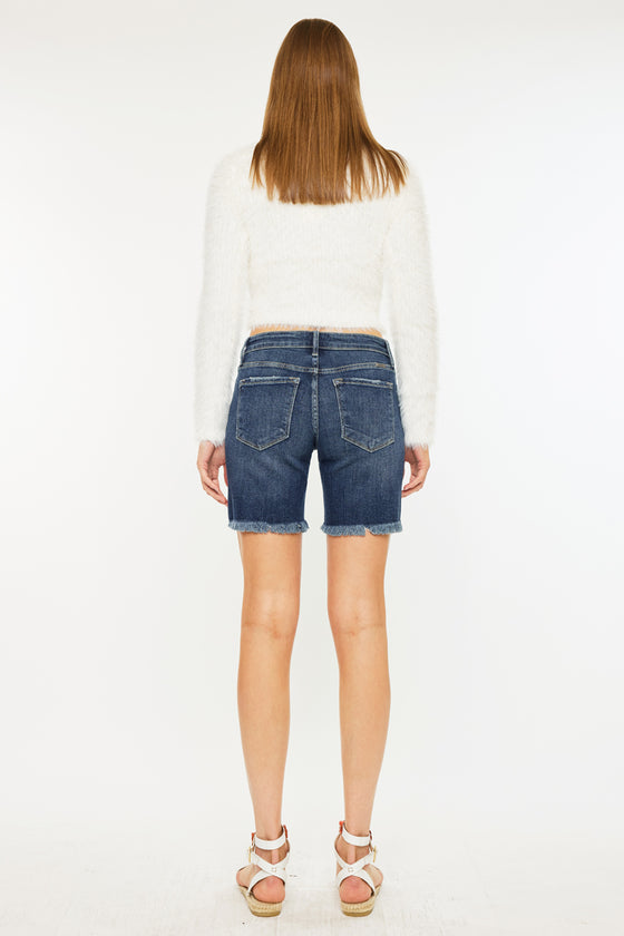 Chelsea Mid Rise Midi Shorts