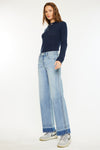 Lizette Mid Rise Wide Leg Jeans