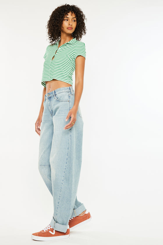 Karin Low Slung Horseshoe Jeans