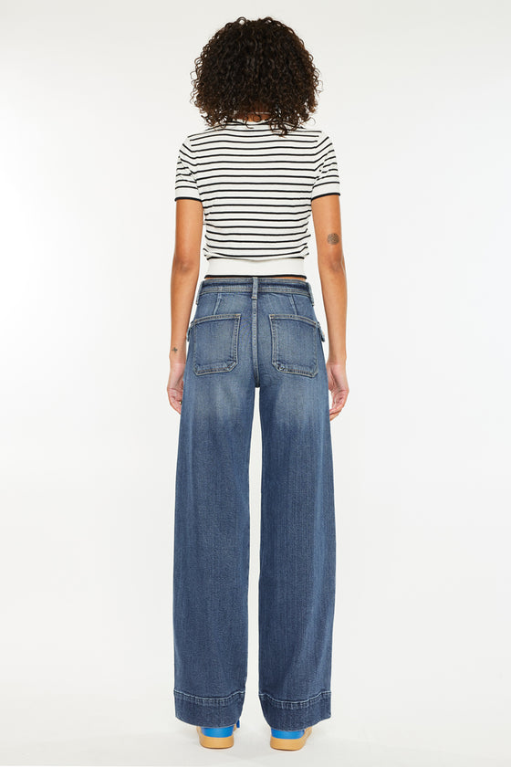 Luka High Rise Wide Leg Jeans