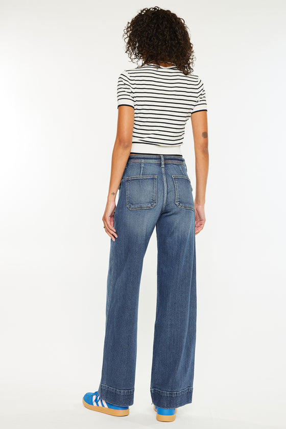 Luka High Rise Wide Leg Jeans