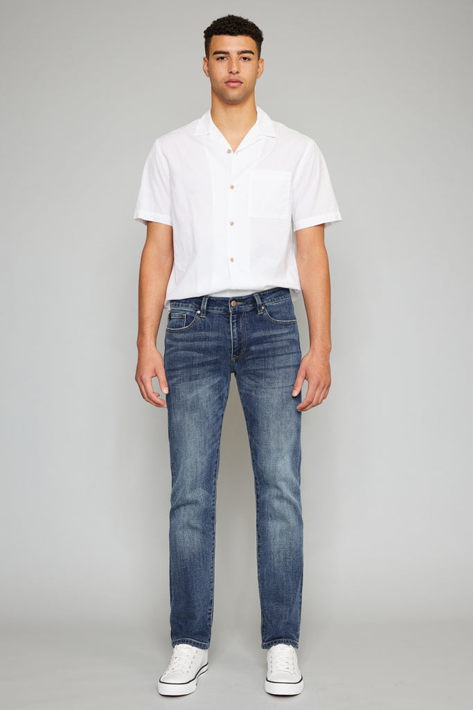 Colton Medium Wash Slim Straight - Men - Official Kancan USA