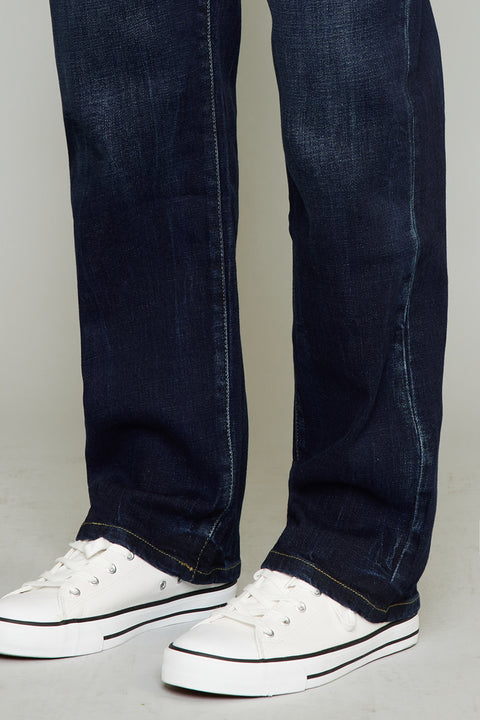 Joey- Dark Straight Jeans - Men - Official Kancan USA