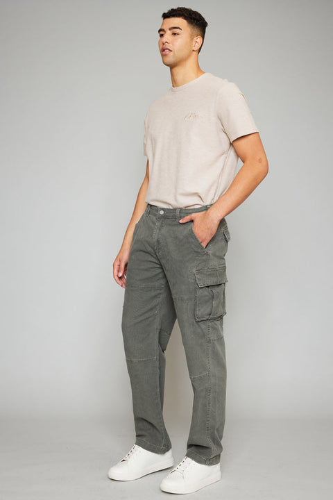 Mason Olive Relaxed Cargo Pants - Men - Official Kancan USA