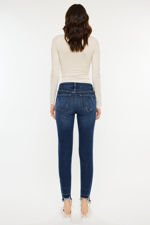 Ahri High Rise Ankle Skinny Jeans - Official Kancan USA