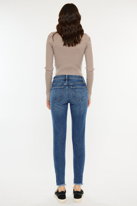 Luna High Rise Ankle Skinny Jeans - Official Kancan USA