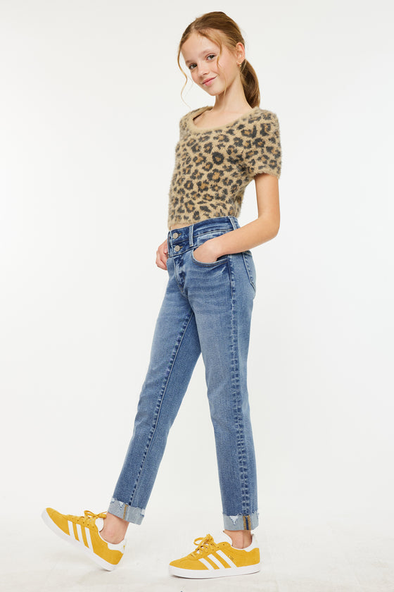 Kate High Rise Kids Slim Straight