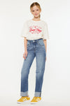 Nia High Rise Kid Straight Jeans