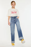 Nia High Rise Kid Straight Jeans