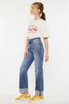 Nia High Rise Kid Straight Jeans