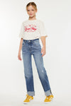 Nia High Rise Kid Straight Jeans