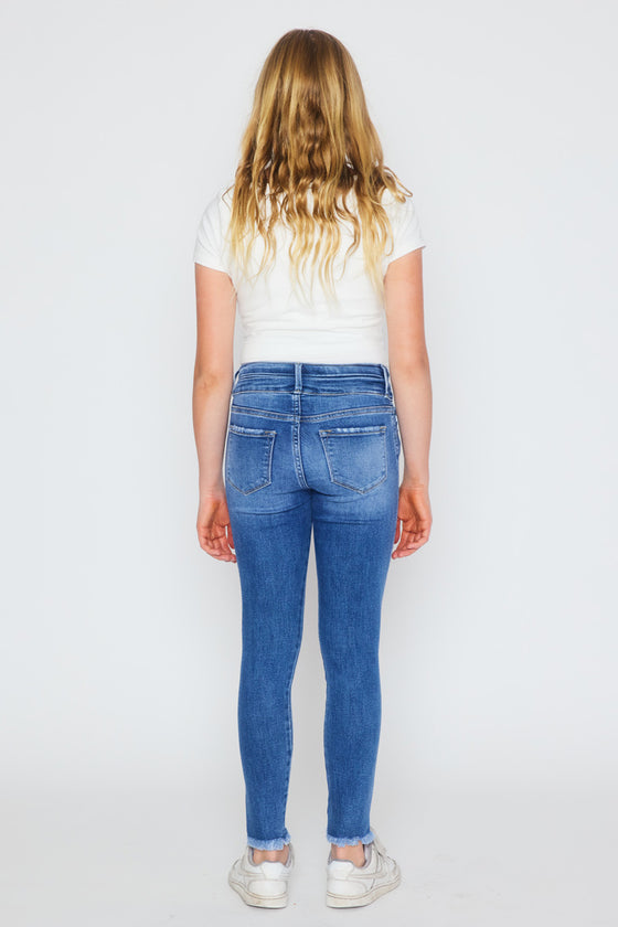 Bunnie High Rise Ankle Skinny Kid Jeans - Official Kancan USA