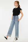 Danielle High Rise Kids Cropped Wide Leg