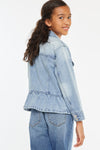 Penny Kids Peplum Denim Jacket - Official Kancan USA