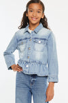 Penny Kids Peplum Denim Jacket - Official Kancan USA