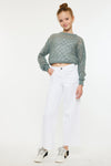 Rue High Rise Kids Cropped Wide Leg