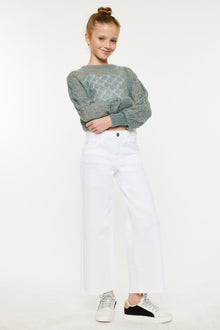  Rue High Rise Kids Cropped Wide Leg