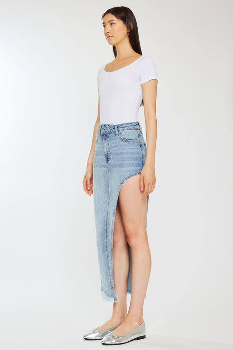 Iris Maxi Denim Skirt - Official Kancan USA