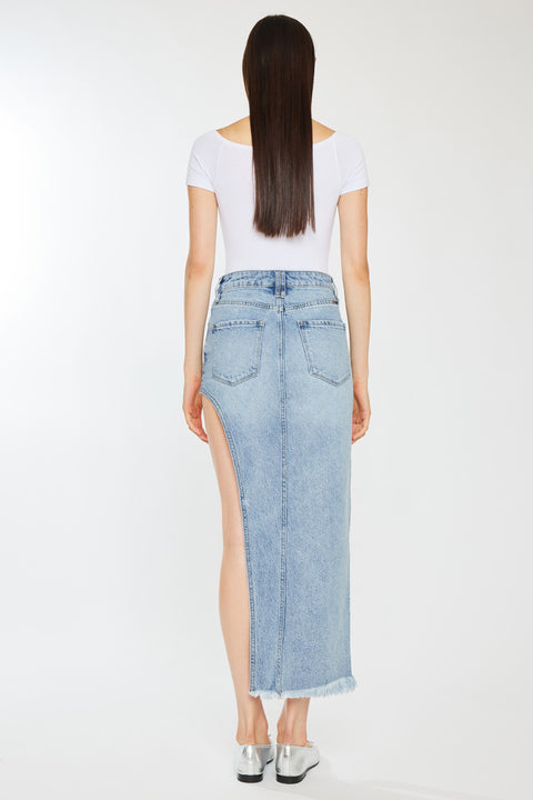 Iris Maxi Denim Skirt - Official Kancan USA