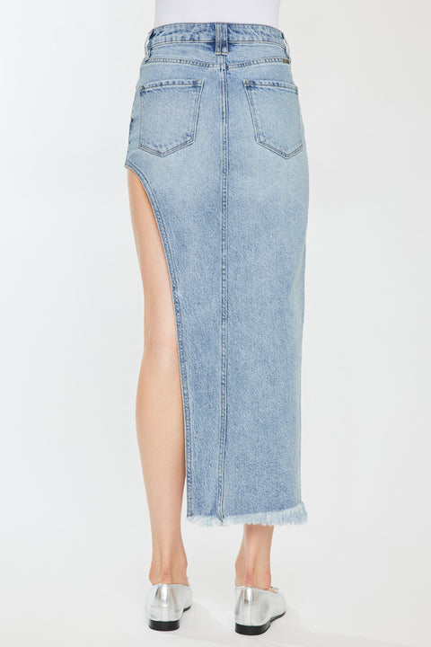 Iris Maxi Denim Skirt - Official Kancan USA