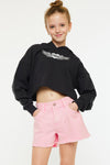 Melly  High Rise Kids Shorts