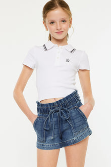  Mimi Youth Paper Bag Shorts