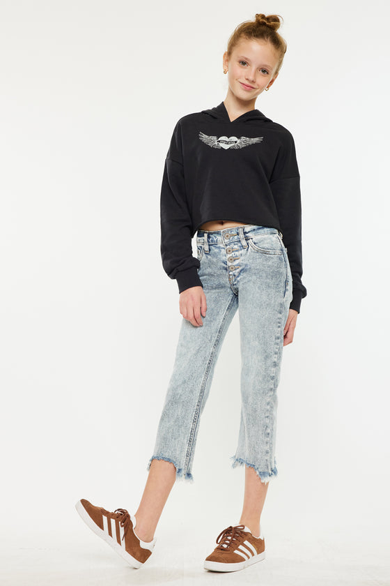 Lola High Rise Mom Kids Jeans