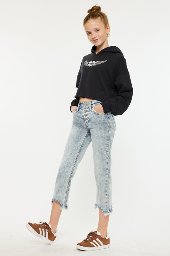 Lola High Rise Mom Kids Jeans