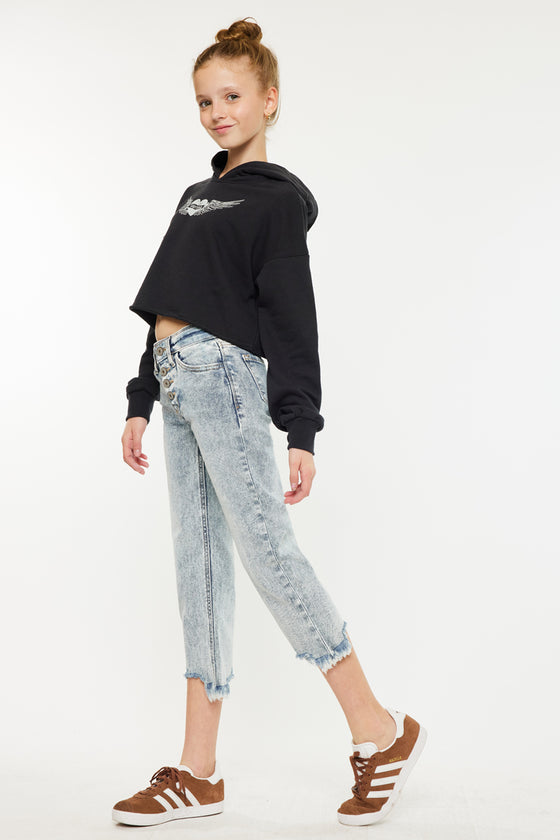 Lola High Rise Mom Kids Jeans