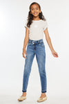 Pomey High Rise Ankle Skinny Kid Jeans - Official Kancan USA