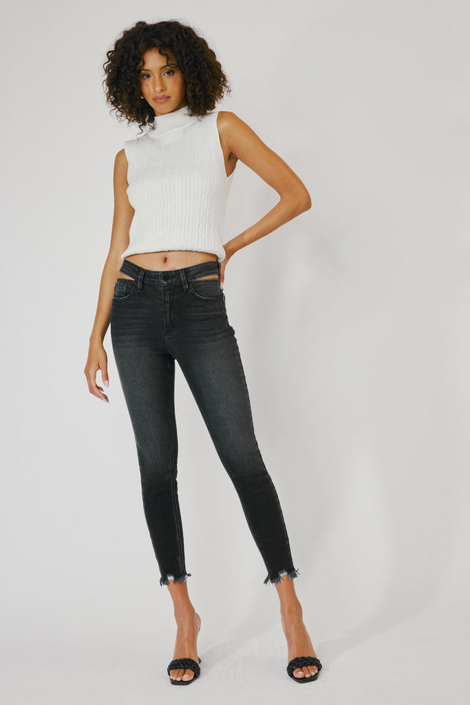 Tiara High Rise Ankle Skinny Jeans - Official Kancan USA