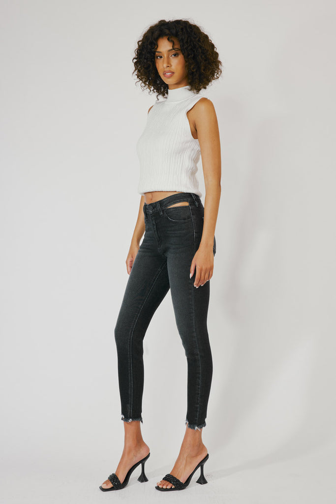 Tiara High Rise Ankle Skinny Jeans - Official Kancan USA