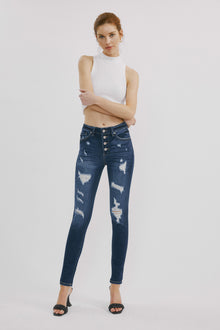  Lacey High Rise Super Skinny Jeans - Official Kancan USA