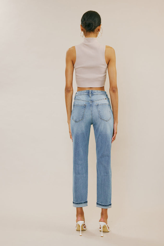 Stormi High Rise Mom Jeans - Official Kancan USA