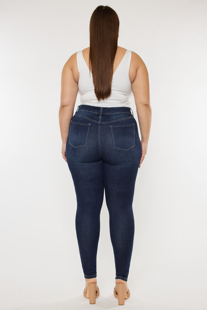 Bluebird High Rise Super Skinny Jeans (Plus Size) - Official Kancan USA